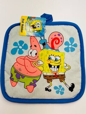 🌼4/$10🌼 NWT SpongeBob SquarePants Blue Pot Holder
